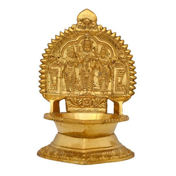 Brass Murugan Valli Deivanai Vilaku