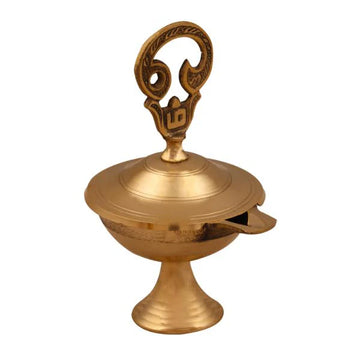 Brass Om Design Vilakku