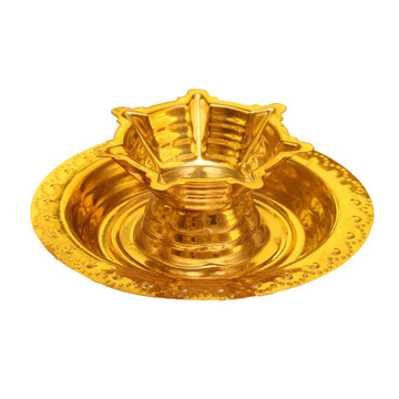 Seven Face Diya With Plate