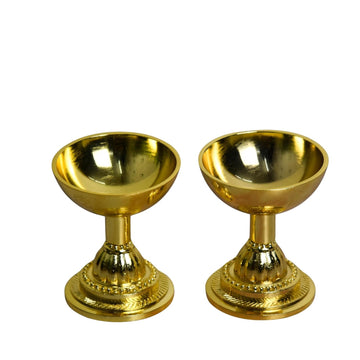Brass Neeranjan Diya, Deepak for Pooja