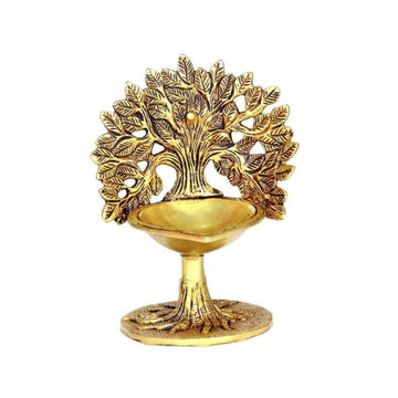 Brass Karpaga Viruksham Tree Vilakku