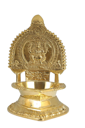 Ganapathi Brass Lamp/Kamatchi Lamp Model