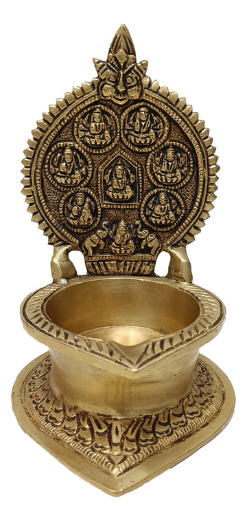 Brass Ashtalakshmi Vilakku