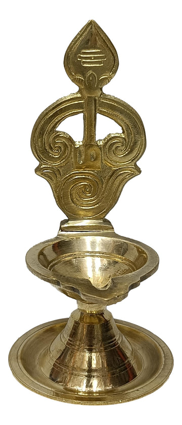 Om Brass Lamp