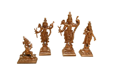 Sri Rama Set / Panchalogam / 4.5 inches