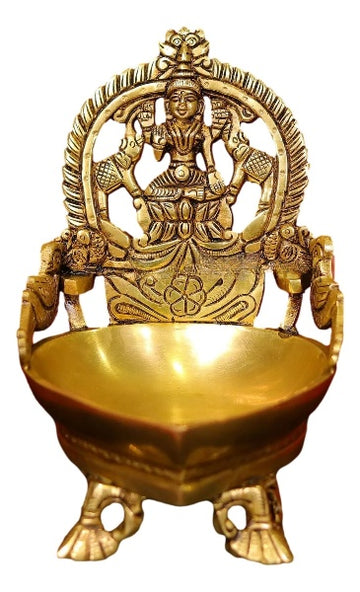 Gajalakshmi Antiqe Brass Vilakku