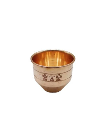 Vadakalai Tiruman Sangu Chakaram Copper Vattil