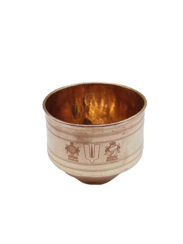 Thenkalai Tiruman Sangu Chakaram Copper Vattil