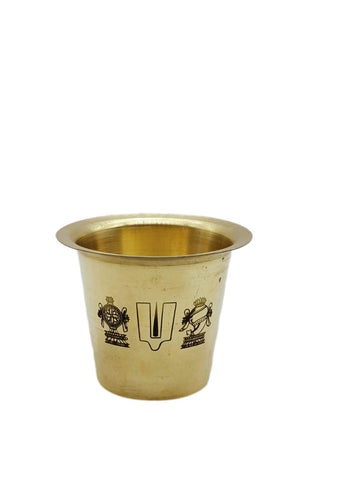 Thenkalai Tiruman Brass Tumbler