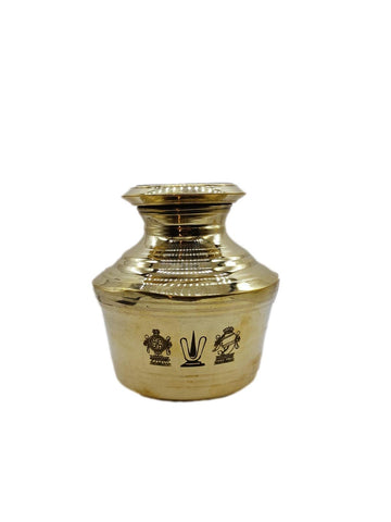 Brass Vadakalai Thiruman Kudam Naamam Sangu Chakra Kudam