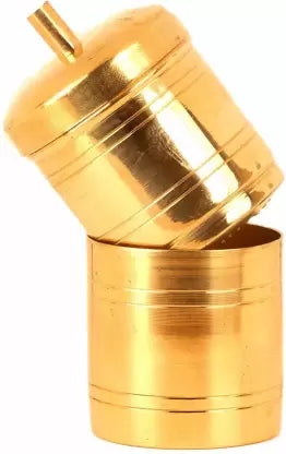 Brass Traditional Coffee Filter (Golden) Indian Coffee Filter (250 ml)