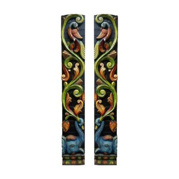 Wooden Wall Decor Hanging Multicolour