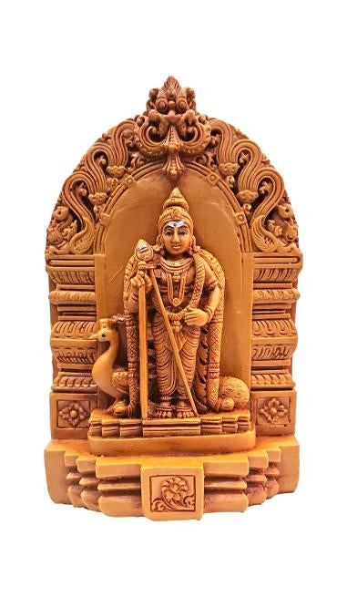 Murugan With Peacoack Wood Finish