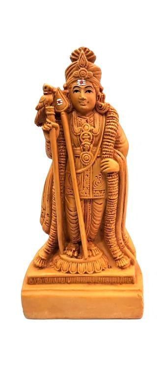 Palani Murugan Wood Finish