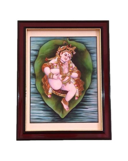 Krishna's Serenity: Alilai Floating Photo Frame A3