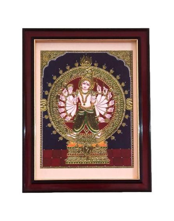 Sri Chakrathazhwar Antiqe Photo Frame