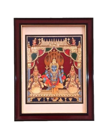 Sri Maha Vishnu Antiqe Photo Frame