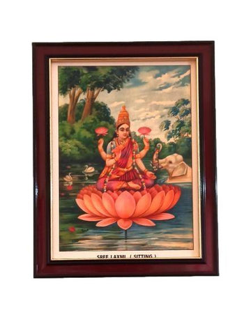 Sri Maha Lakshmi Devi Antique Photo Frame