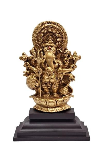 Shubh Drishti Ganesha on Lion