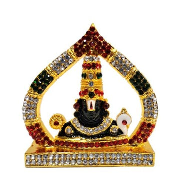 Tirupathi Balaji Sangu Chakaram Stone Work Dashbord