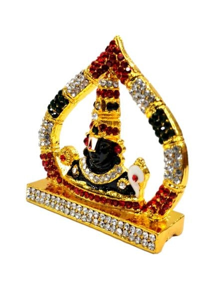 Tirupathi Balaji Sangu Chakaram Stone Work Dashbord