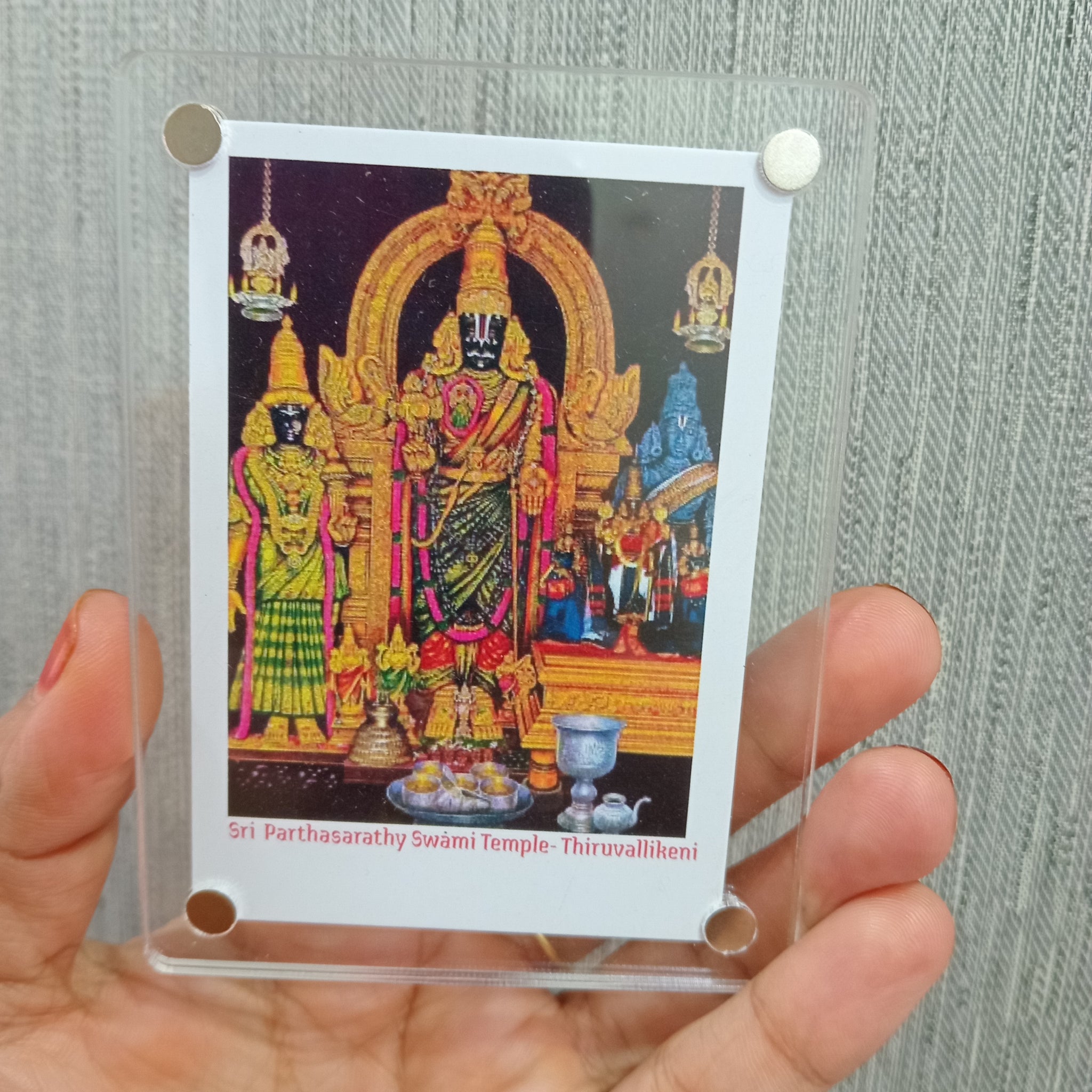 Polaroid Fridge Magnet Parthasarathy Perumal
