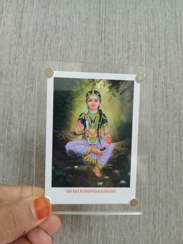 Polaroid Fridge Magnets Sri Balatirupurasundari