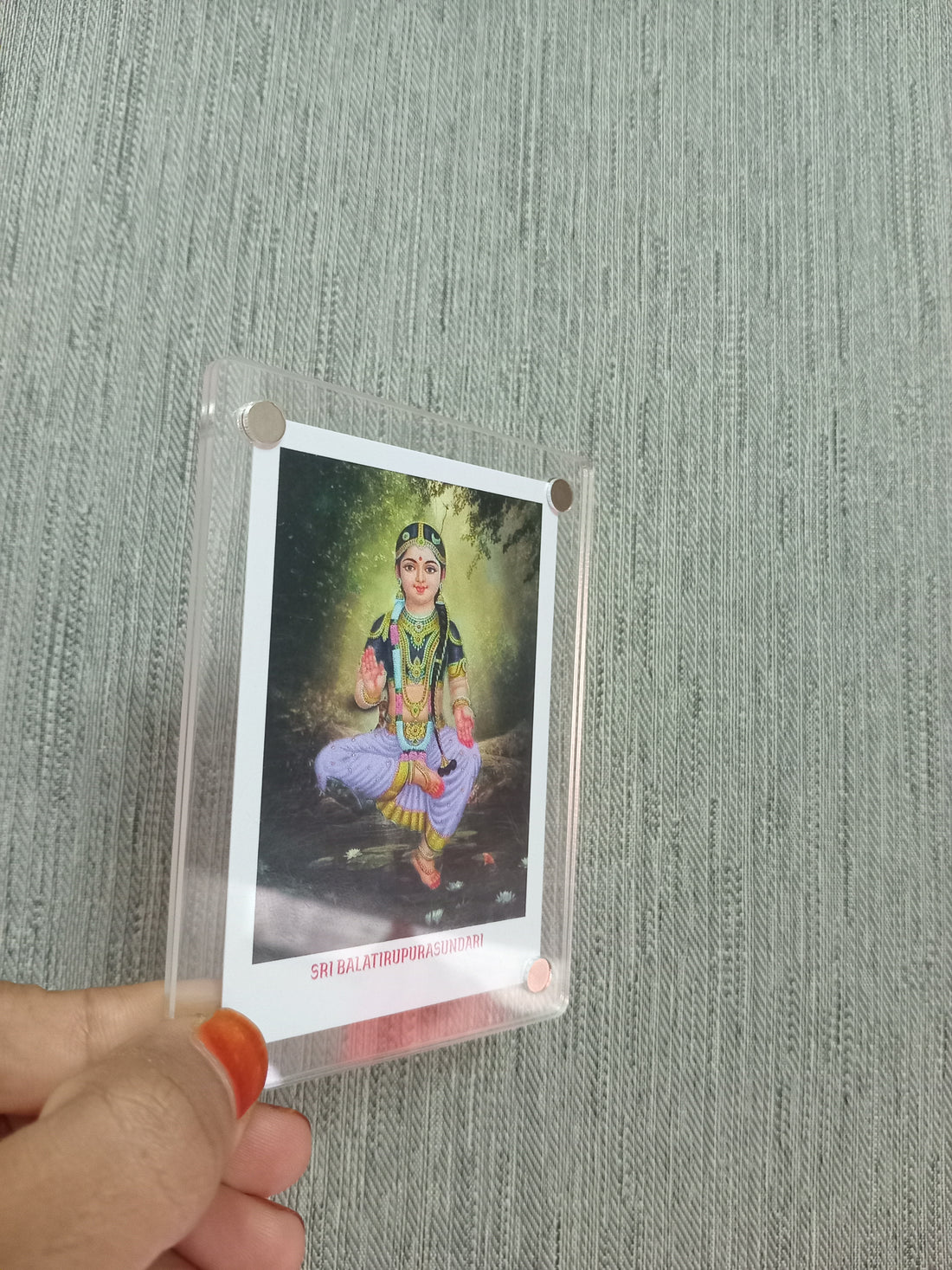Polaroid Fridge Magnets Sri Balatirupurasundari