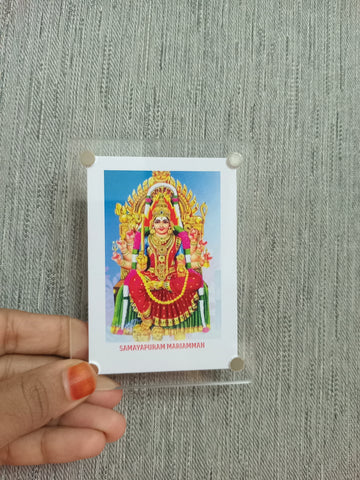 Polaroid Fridge Magnets Samayapuram Mariamman