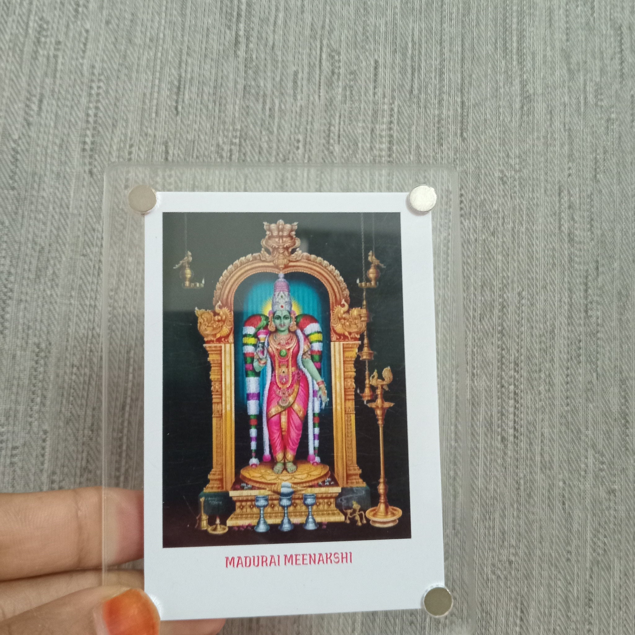 Polaroid Fridge Magnets Madurai Meenakshi Amman