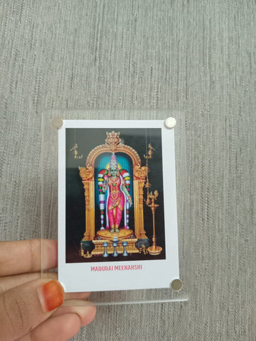 Polaroid Fridge Magnets Madurai Meenakshi Amman