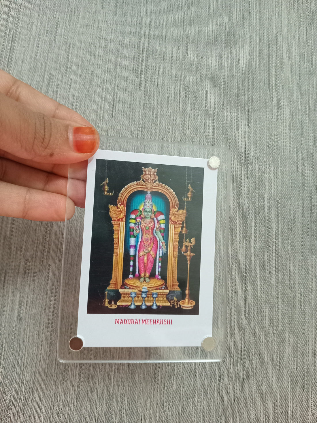 Polaroid Fridge Magnets Madurai Meenakshi Amman