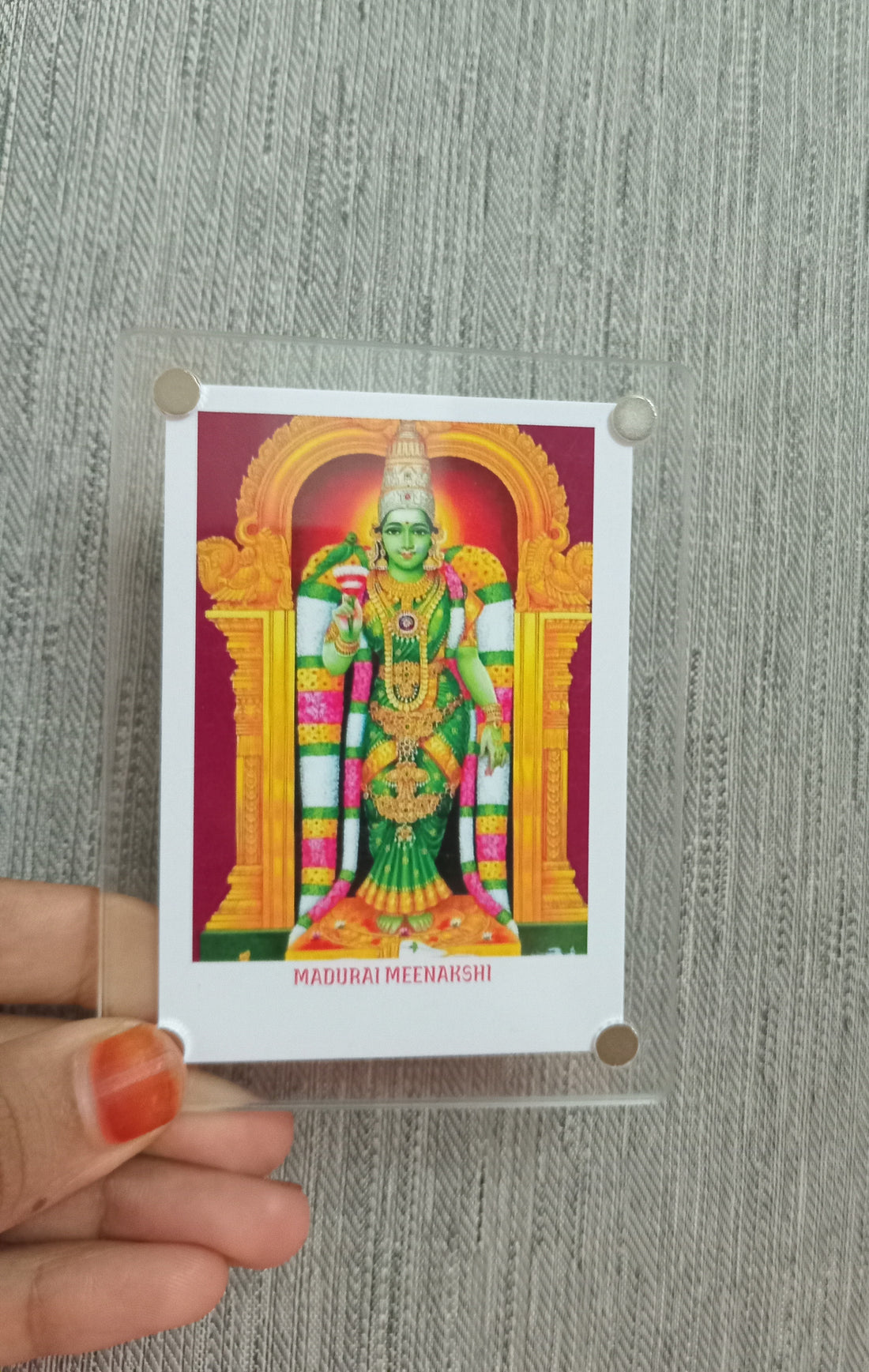 Madurai Meenakshi Amman Magnet / 3 Variants / Best Occasional Return Gift