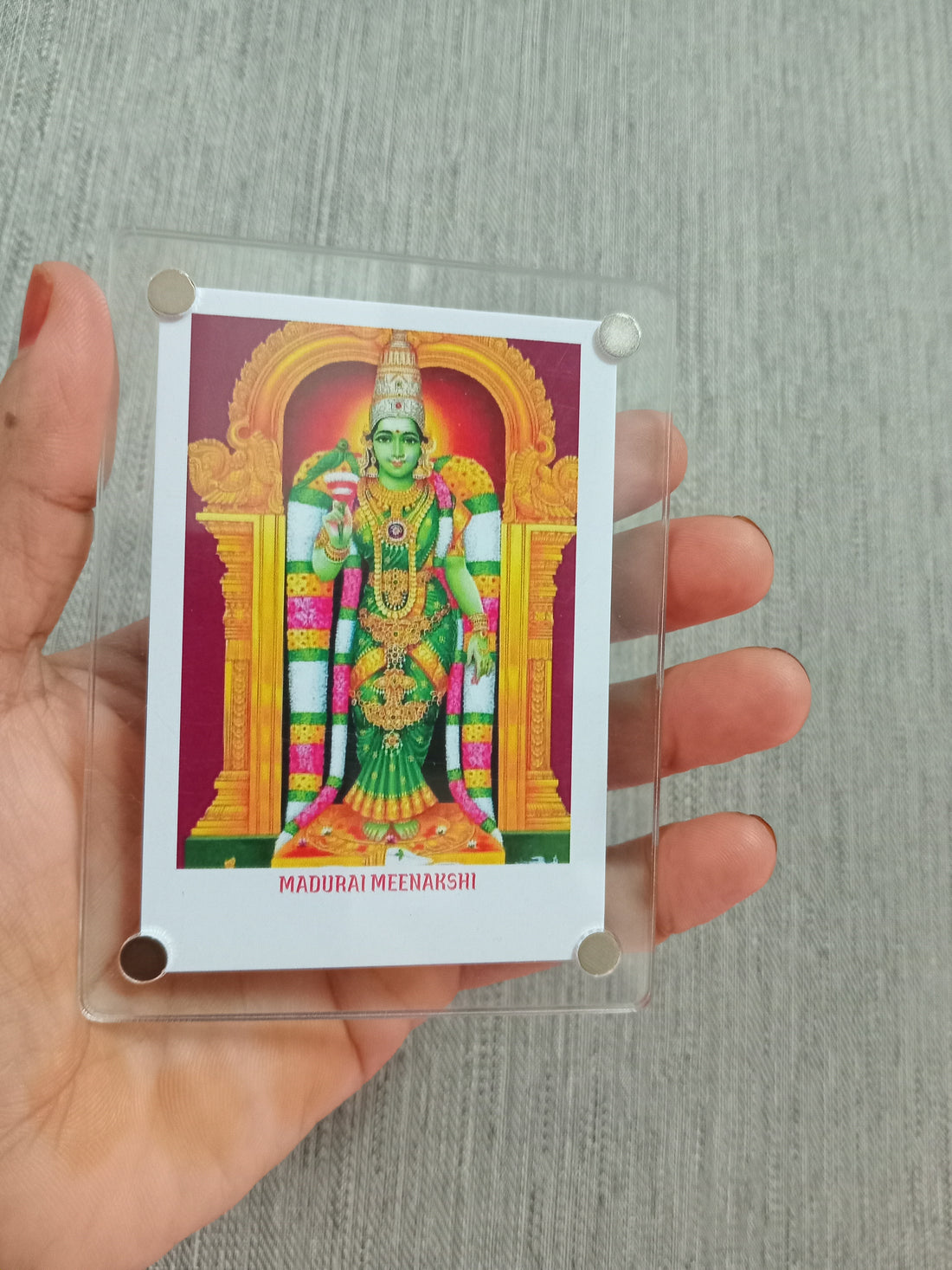 Polaroid Fridge Magnets Madurai Meenakshi