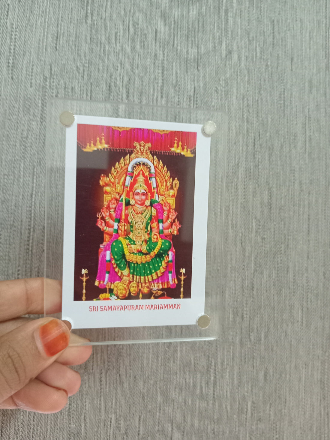 Polaroid Fridge Magnets Sri Samayapuram Mariamman