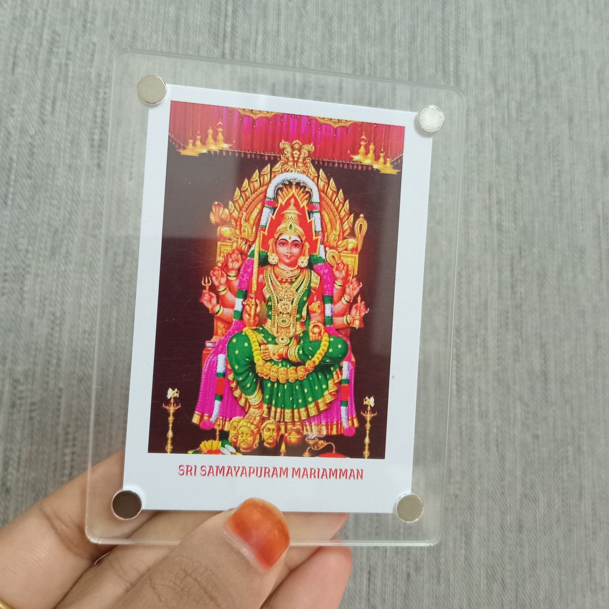 Polaroid Fridge Magnets Sri Samayapuram Mariamman