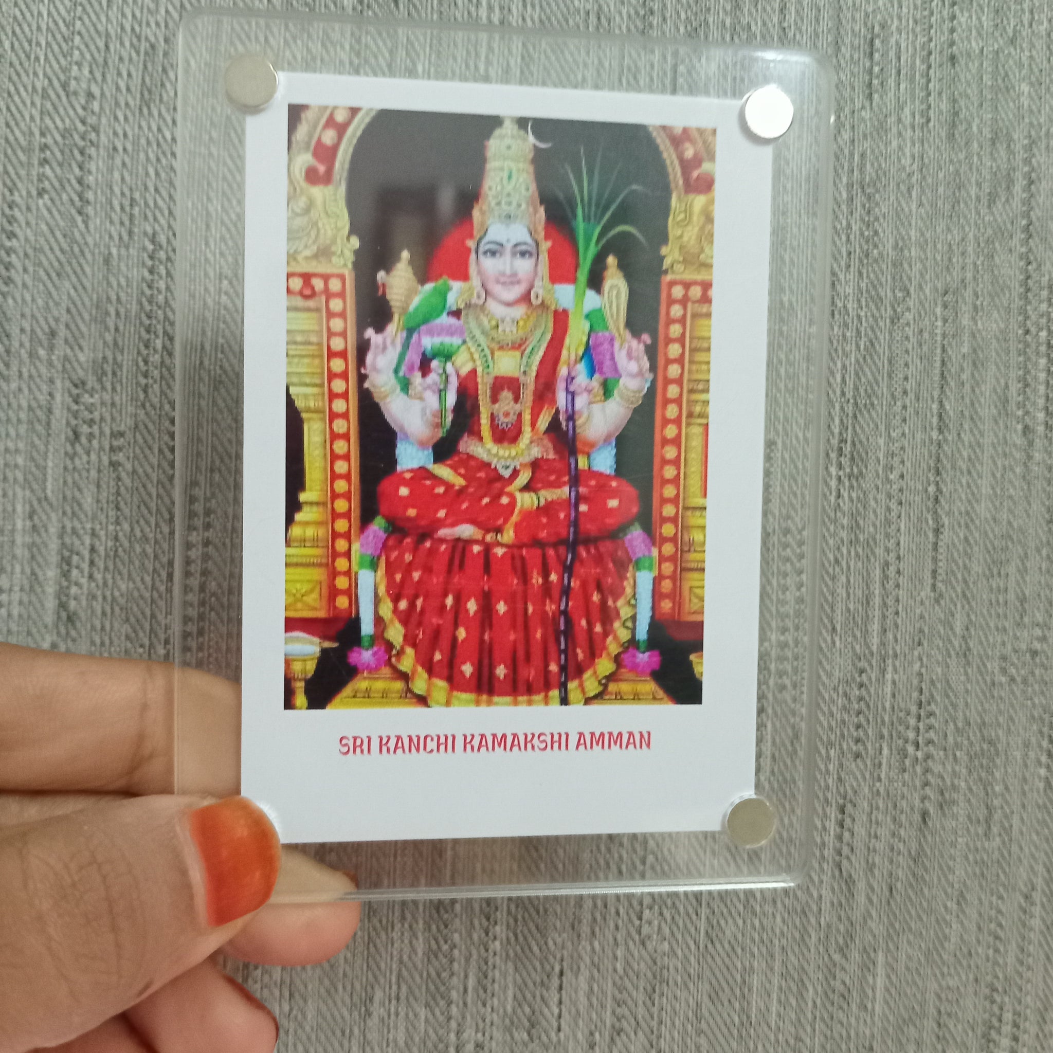 Polaroid Fridge Magnets Sri Kanchi Kamatchi Amman