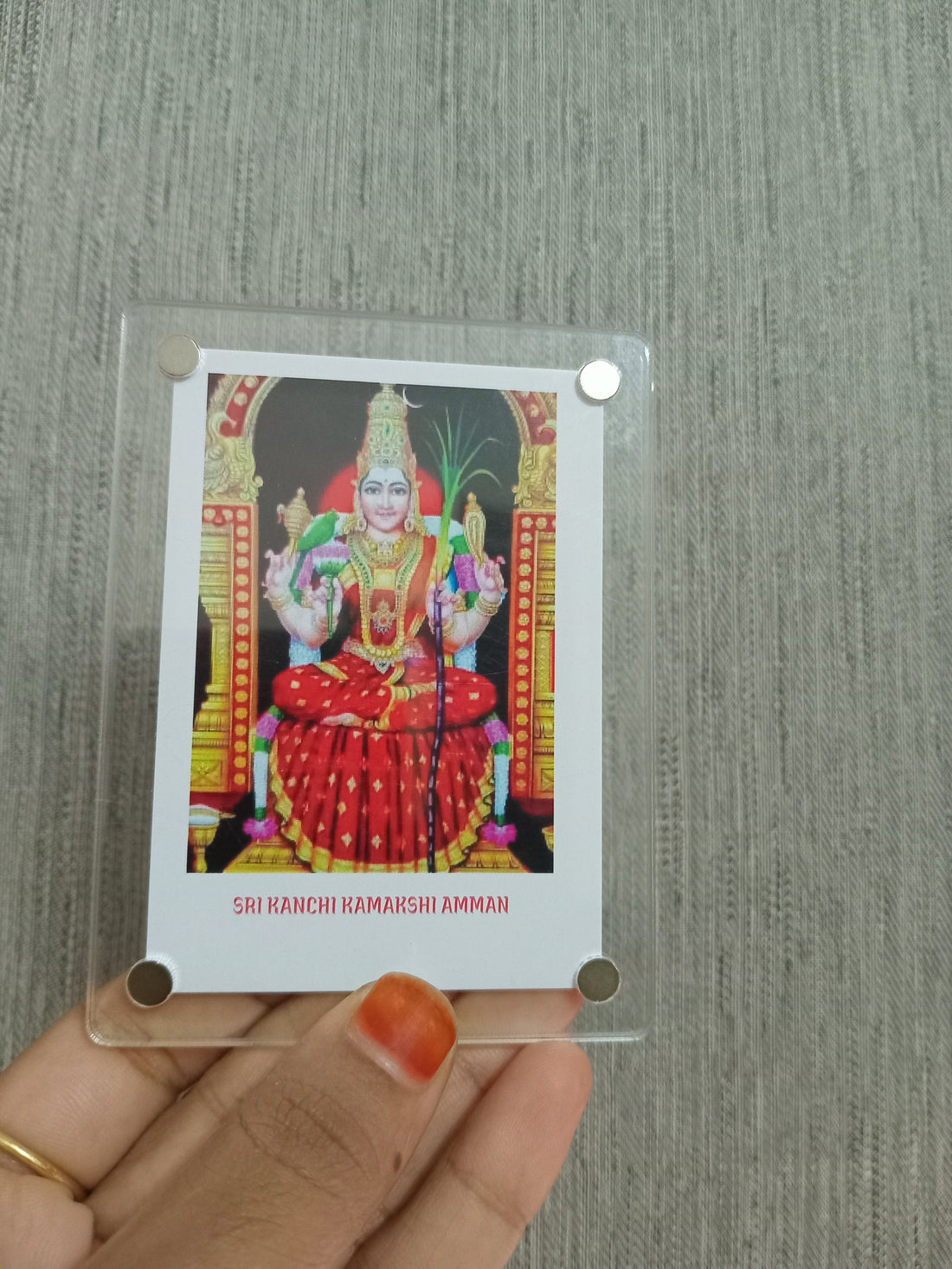 Polaroid Fridge Magnets Sri Kanchi Kamatchi Amman