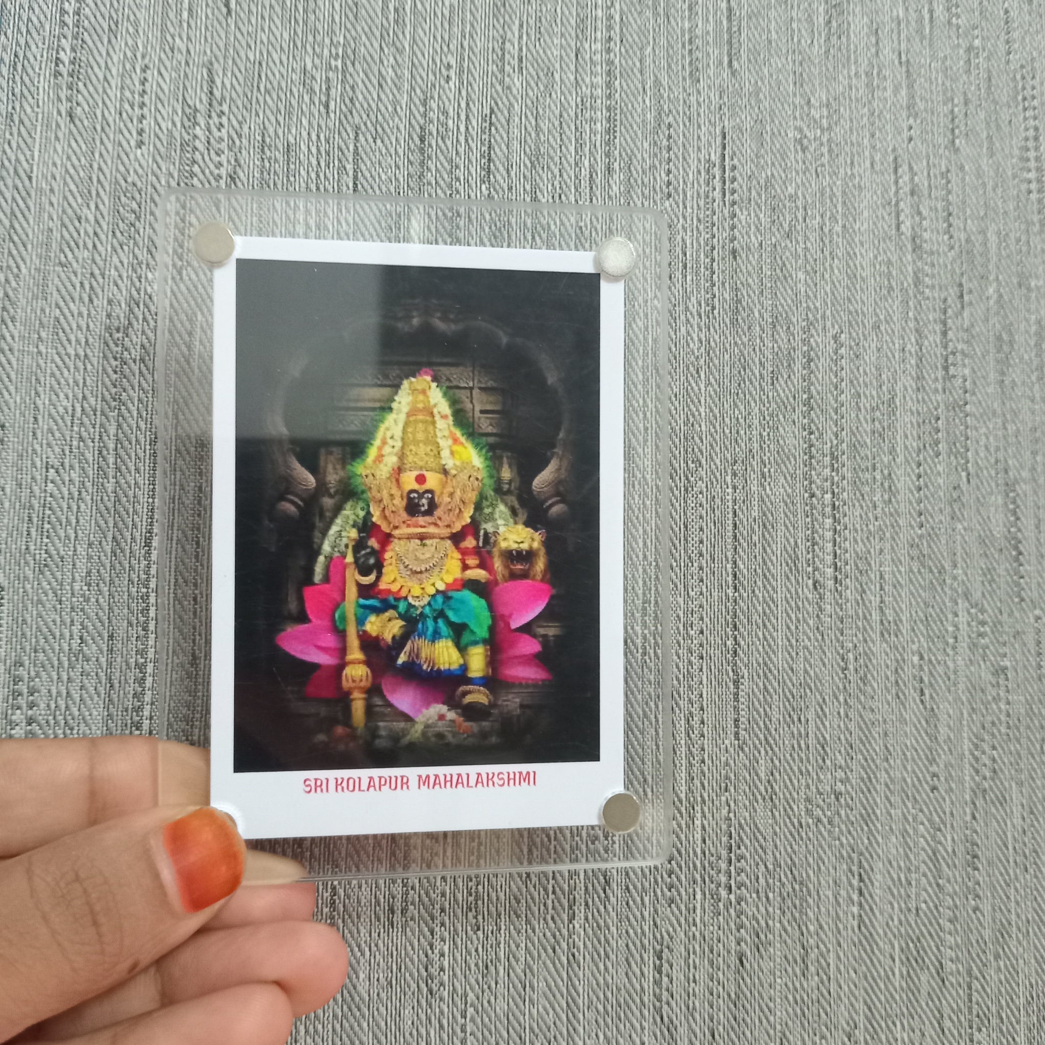 Polaroid Fridge Magnets Sri Kolapur Mahalakshmi