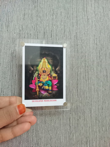 Polaroid Fridge Magnets Sri Kolapur Mahalakshmi