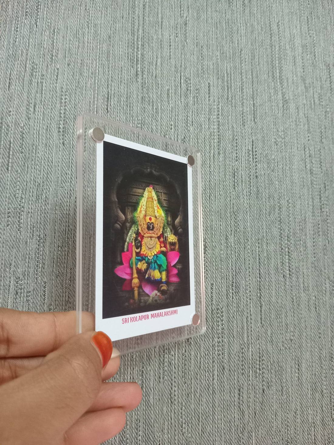 Polaroid Fridge Magnets Sri Kolapur Mahalakshmi