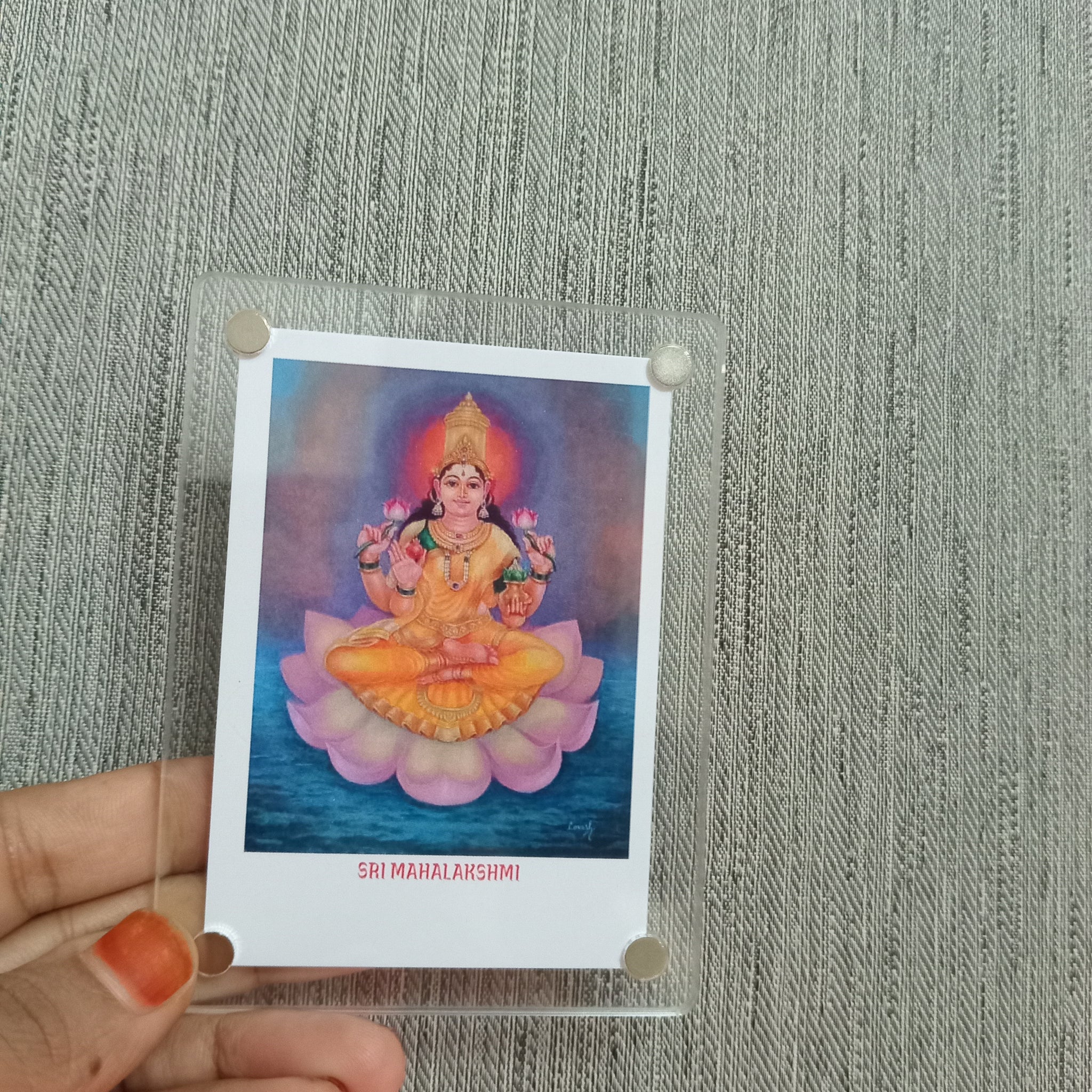 Polaroid Fridge Magnets Sri Mahalakshmi