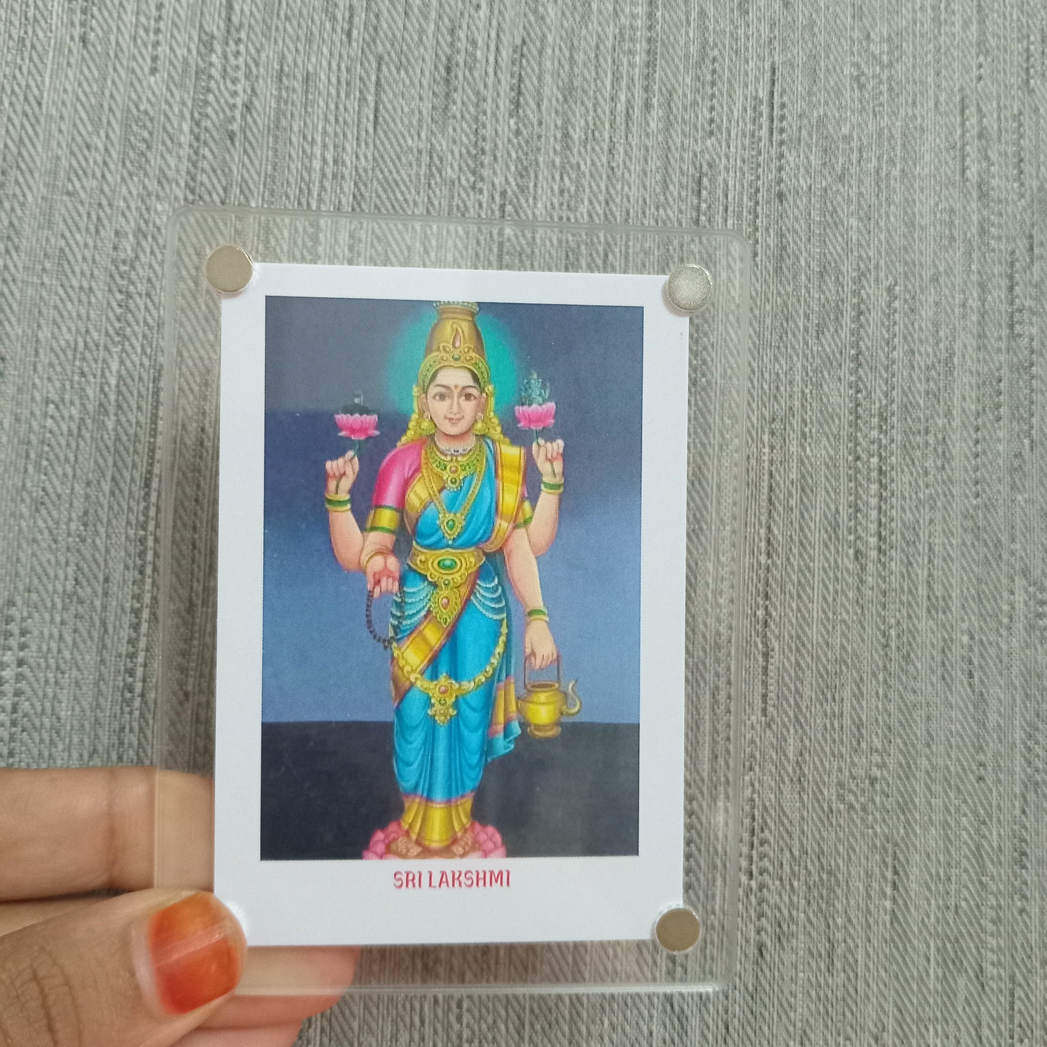 Polaroid Fridge Magnets Sri Lakshimi