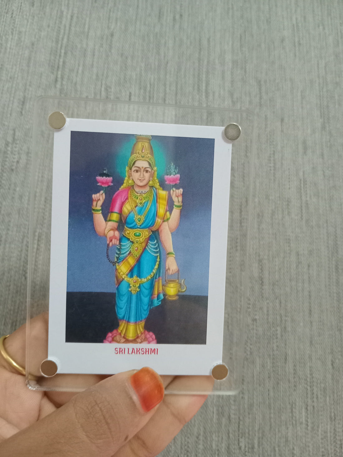Polaroid Fridge Magnets Sri Lakshimi