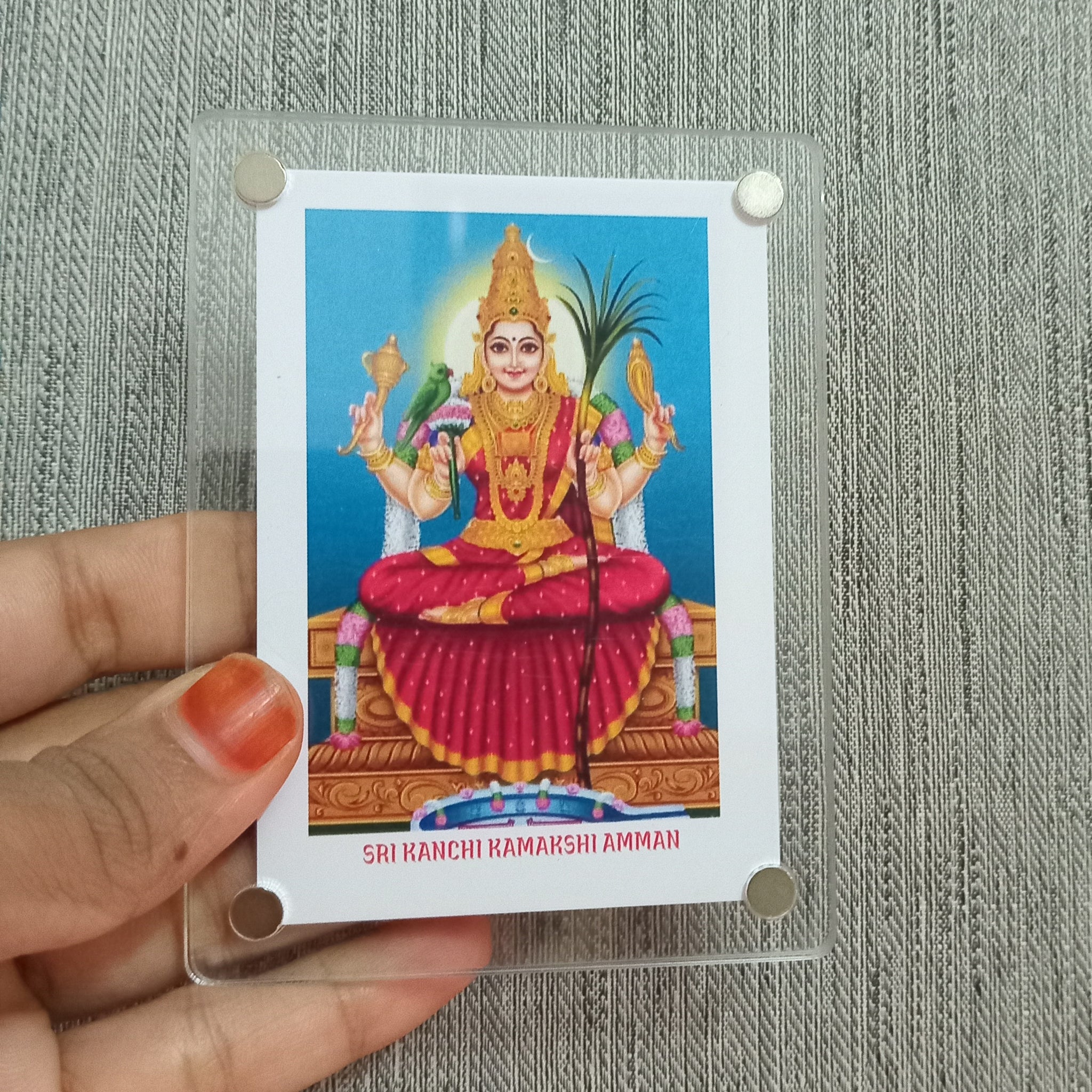 Polaroid Fridge Magnets Sri Kamakshi Amman