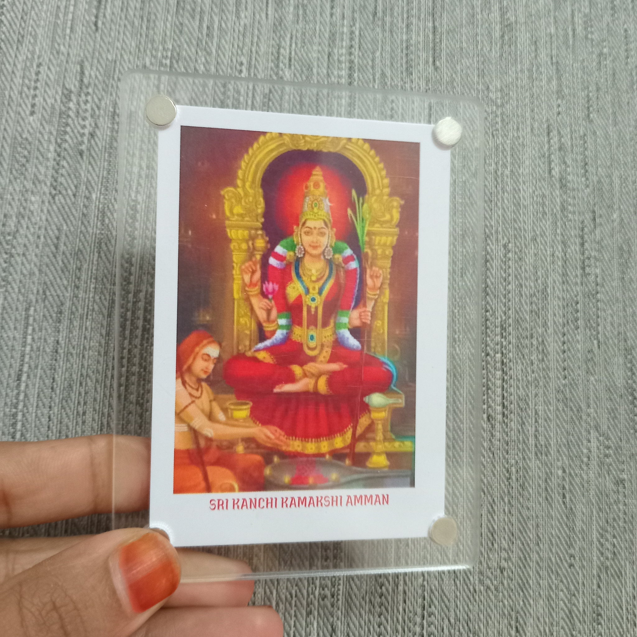 Polaroid Fridge Magnets Sri Kanchi Kamakshi Amman
