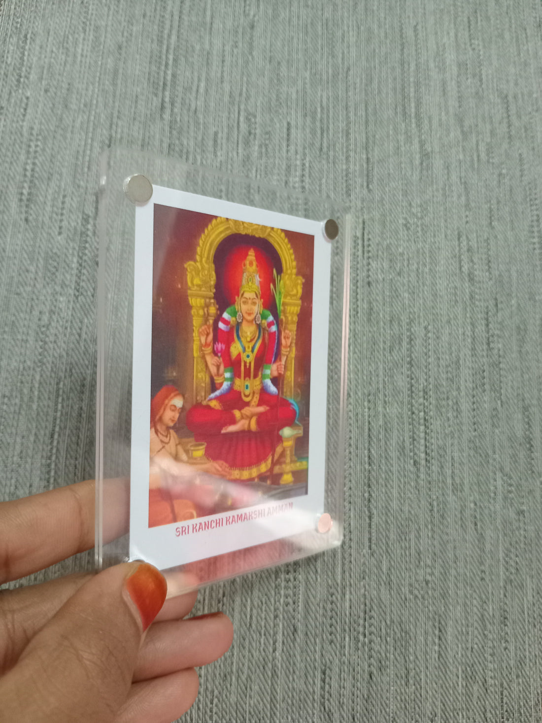Polaroid Fridge Magnets Sri Kanchi Kamakshi Amman