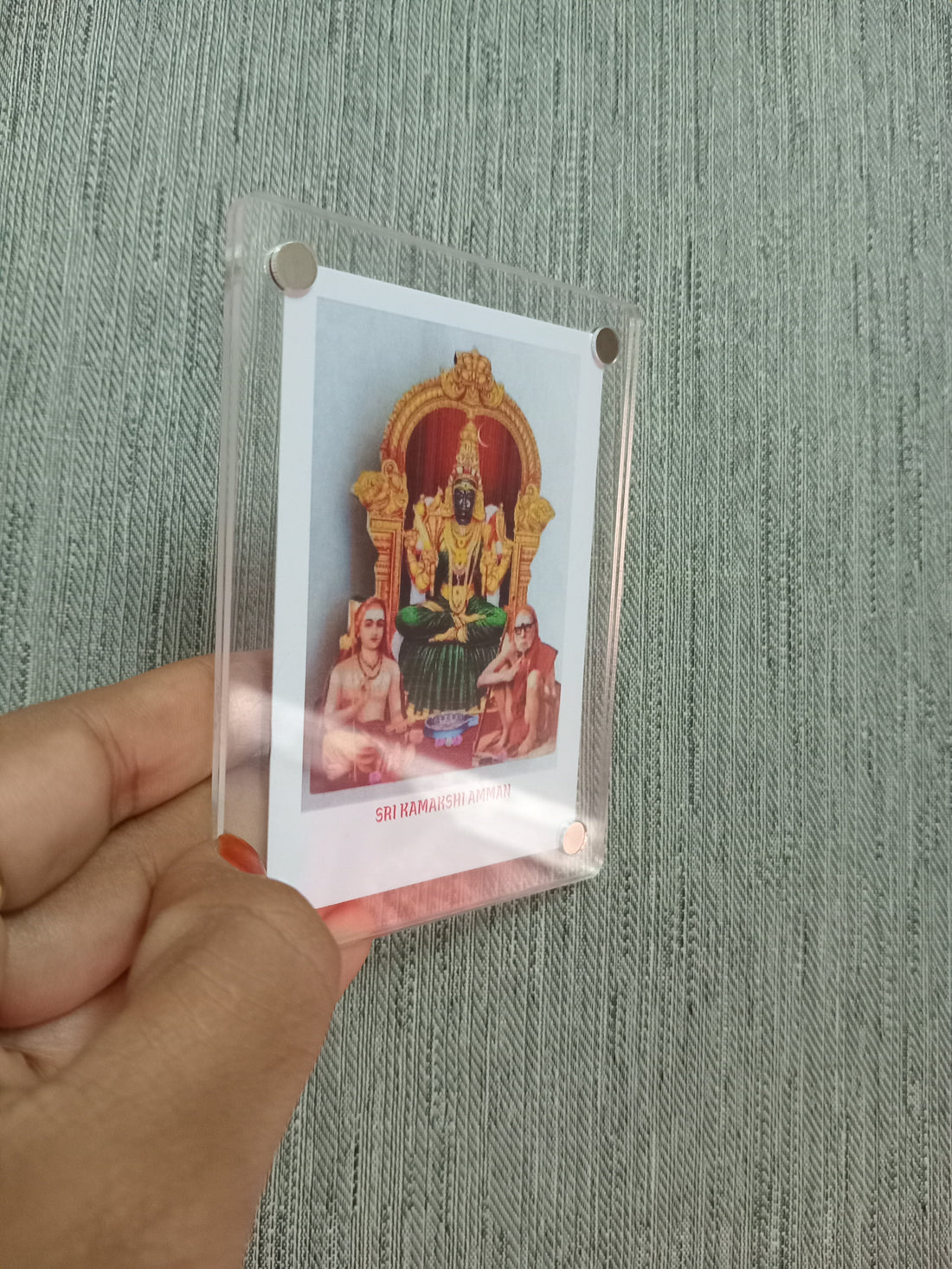 Polaroid Fridge Magnets Sri Kamakshi Amman