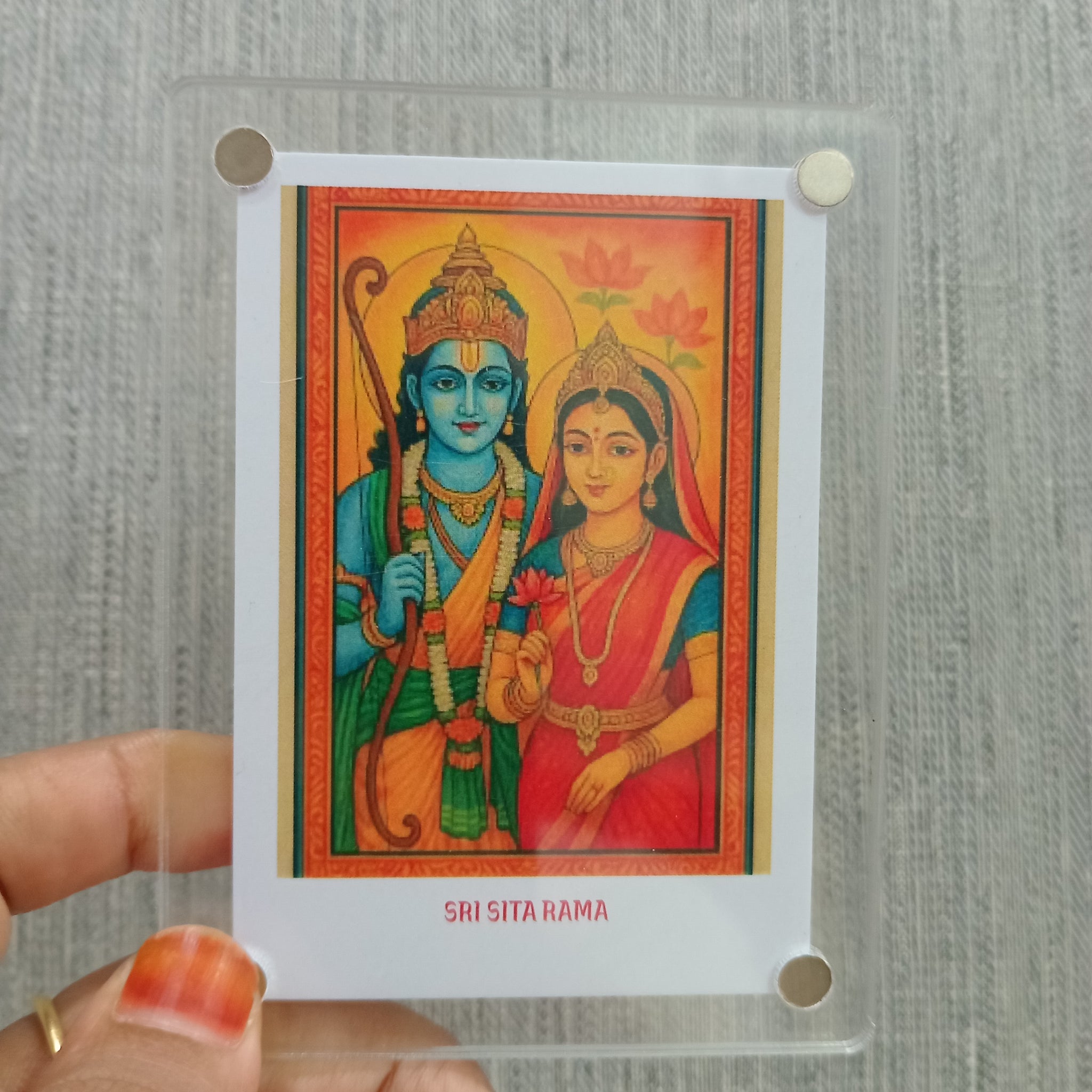 Sri Ramar Sita / Fridge Magnet / Return Gift / 5 Variants