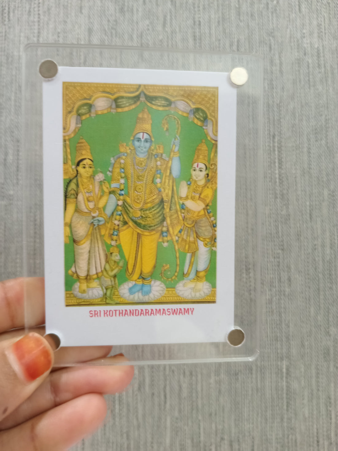 Sri Ramar Sita / Fridge Magnet / Return Gift / 5 Variants